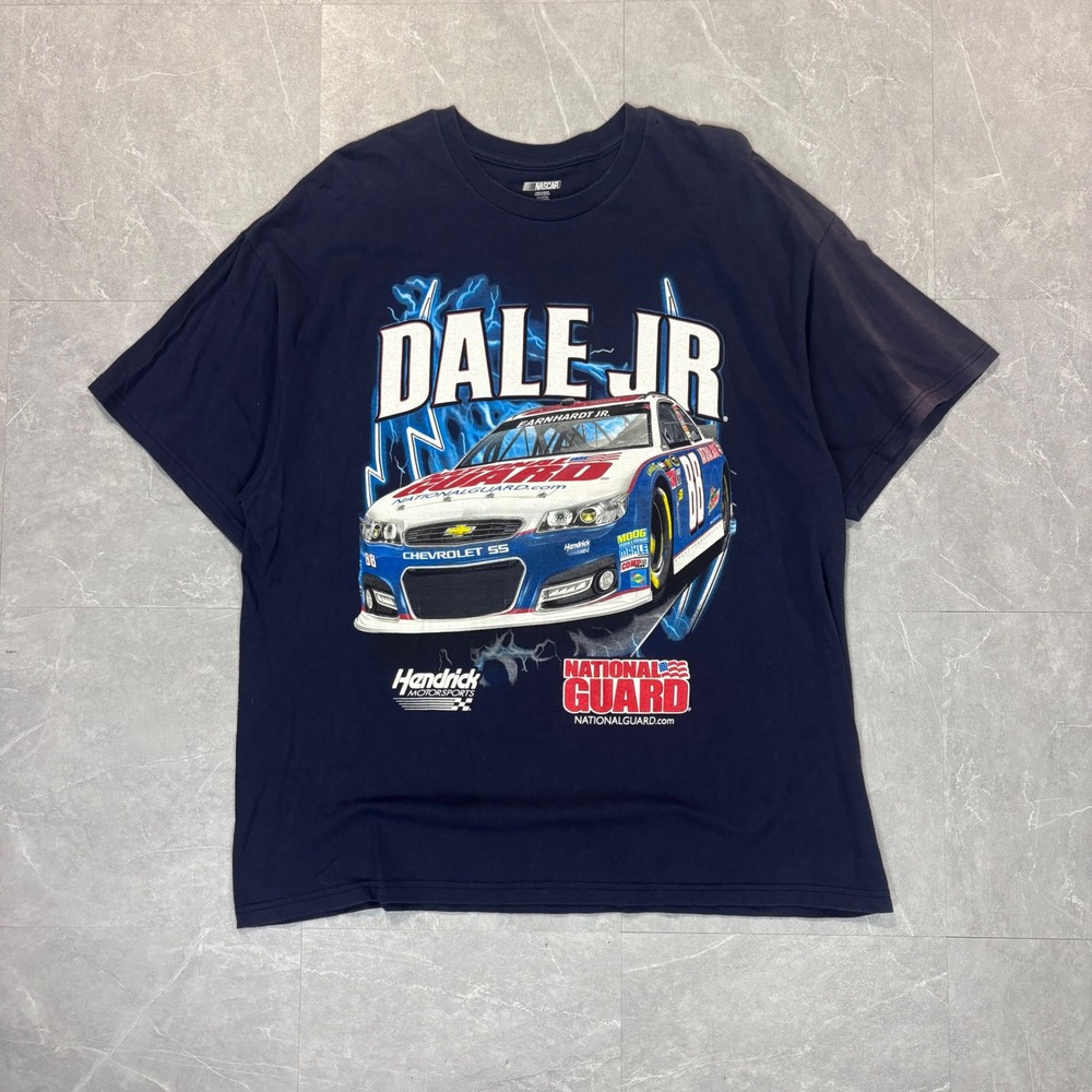 NASCAR Dale Earnhardt Jr 88 National Guard Navy Blue T-Shirt Mens 2XL Hendrick